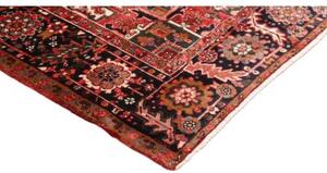 Tappeto Gorawan Stilizzato Rosso Mattone Blu Scuro 270x353 Cm