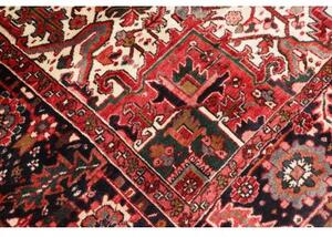 Tappeto Gorawan Stilizzato Rosso Mattone Blu Scuro 270x353 Cm