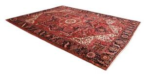Tappeto Gorawan Stilizzato Rosso Mattone Blu Scuro 270x353 Cm