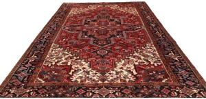 Tappeto Gorawan Stilizzato Rosso Scuro Avorio 247x348 Cm