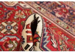 Tappeto Tabriz Stilizzato Rosso Blu Scuro 207x309 Cm