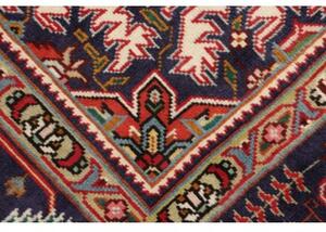 Tappeto Tabriz Stilizzato Rosso Blu Scuro 207x309 Cm