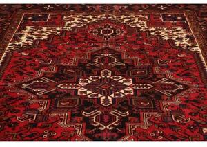 Tappeto Gorawan Stilizzato Rosso Scuro Nero 204x293 Cm