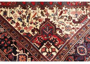 Tappeto Gorawan Stilizzato Rosso Avorio 207x280 Cm