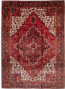Tappeto Gorawan Stilizzato Rosso Avorio 244x340 Cm