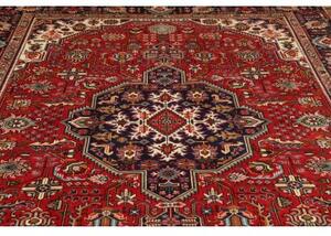Tappeto Tabriz Stilizzato Rosso Blu Scuro 207x309 Cm