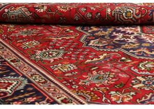 Tappeto Tabriz Stilizzato Rosso Blu Scuro 207x309 Cm