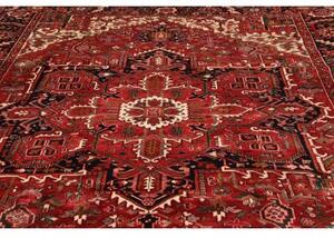 Tappeto Gorawan Stilizzato Rosso Mattone Blu Scuro 270x353 Cm