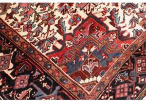 Tappeto Gorawan Stilizzato Rosso Scuro Avorio 247x348 Cm