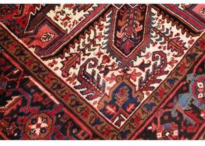 Tappeto Gorawan Stilizzato Rosso Blu Scuro 256x333 Cm