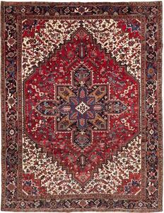 Tappeto Gorawan Stilizzato Rosso Avorio 255x327 Cm