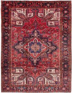 Tappeto Gorawan Stilizzato Rosso Blu Scuro 256x333 Cm