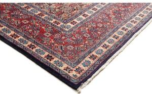 Tappeto Sarough Medaglione Floreale Rosso Avorio 247x350 Cm