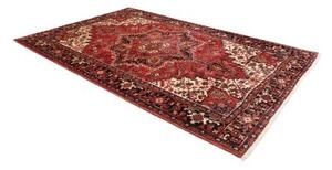 Tappeto Gorawan Stilizzato Rosso Ruggine Blu Scuro 206x307 Cm