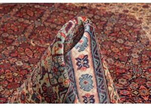 Tappeto Sarough Medaglione Floreale Rosso Avorio 247x350 Cm