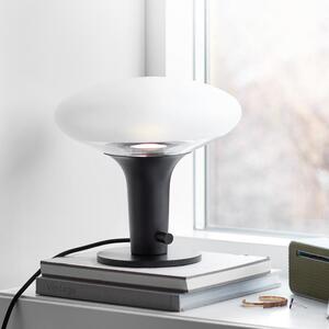 Design for the People Tischlampe Dee 2.0 Schwarz, Glas smerigliato