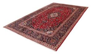 Tappeto Ardakan Medaglione Floreale Rosso Blu Scuro 197x300 Cm