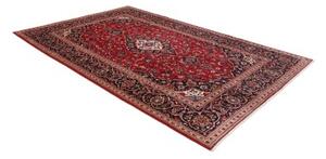 Tappeto Ardakan Medaglione Floreale Rosso Blu Scuro 197x300 Cm