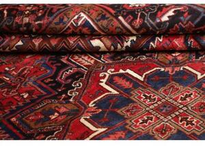 Tappeto Gorawan Stilizzato Rosso Blu Scuro 256x333 Cm