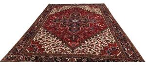 Tappeto Gorawan Stilizzato Rosso Avorio 255x327 Cm