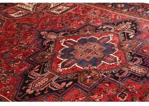 Tappeto Gorawan Stilizzato Rosso Blu Scuro 256x333 Cm