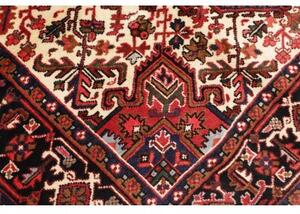 Tappeto Gorawan Stilizzato Rosso Ruggine Blu Scuro 206x307 Cm