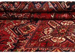 Tappeto Gorawan Stilizzato Rosso Ruggine Blu Scuro 206x307 Cm