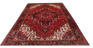 Tappeto Gorawan Stilizzato Rosso Blu Scuro 225x300 Cm
