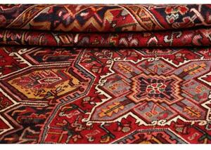 Tappeto Gorawan Stilizzato Rosso Blu Scuro 222x311 Cm