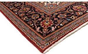 Tappeto Ardakan Medaglione Floreale Rosso Blu Scuro 204x313 Cm