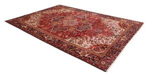 Tappeto Gorawan Stilizzato Rosso Blu Scuro 222x311 Cm