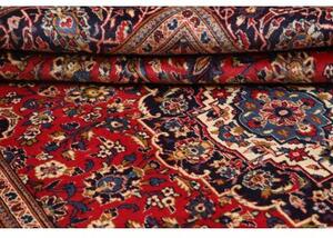 Tappeto Ardakan Medaglione Floreale Rosso Blu Scuro 198x310 Cm