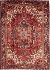 Tappeto Gorawan Stilizzato Rosso Blu Scuro 222x311 Cm