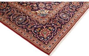 Tappeto Ardakan Medaglione Floreale Rosso Blu Scuro 200x306 Cm