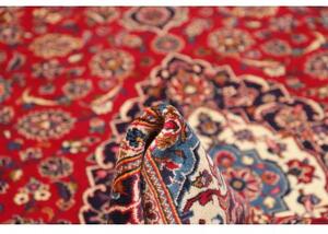 Tappeto Ardakan Medaglione Floreale Rosso Blu Scuro 196x307 Cm
