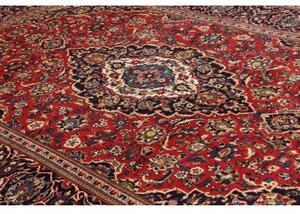 Tappeto Ardakan Medaglione Floreale Rosso Blu Scuro 198x310 Cm