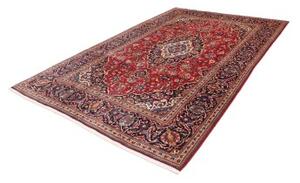 Tappeto Ardakan Medaglione Floreale Rosso Blu Scuro 198x310 Cm