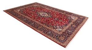 Tappeto Ardakan Medaglione Floreale Rosso Blu Scuro 200x306 Cm