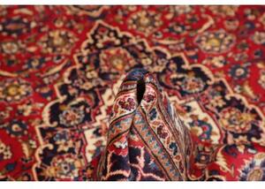 Tappeto Ardakan Medaglione Floreale Rosso Blu Scuro 198x310 Cm