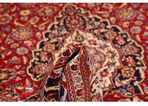 Tappeto Ardakan Medaglione Floreale Rosso Blu Scuro 202x310 Cm