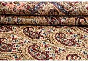 Tappeto Ghom Stilizzato Beige Rosso Mattone 290x385 Cm