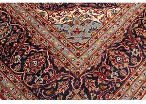 Tappeto Ardakan Medaglione Floreale Rosso Blu Scuro 314x392 Cm