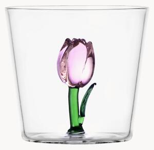 Bicchiere fatto a mano in vetro borosilicato Botanica