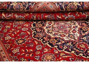 Tappeto Ardakan Medaglione Floreale Rosso Blu Scuro 202x310 Cm