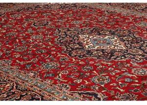 Tappeto Ardakan Medaglione Floreale Rosso Blu Scuro 246x360 Cm