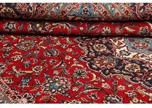 Tappeto Ardakan Medaglione Floreale Rosso Blu Scuro 246x360 Cm