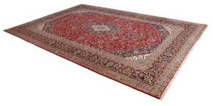 Tappeto Ardakan Medaglione Floreale Rosso Blu Scuro 246x360 Cm