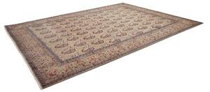 Tappeto Ghom Stilizzato Beige Rosso Mattone 290x385 Cm