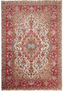 Tappeto Kashamr Zirkhaki Medaglione Floreale Rosso Beige 200x295 Cm