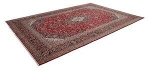 Tappeto Ardakan Medaglione Floreale Rosso Blu Scuro 243x363 Cm